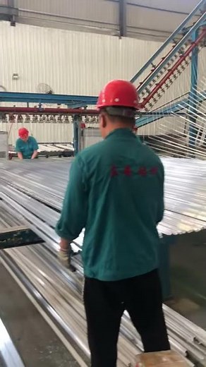 vertical aluminium profile powder coating line