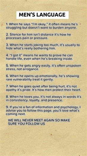 8 Things Men Say But Actually Mean Something Else