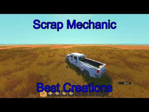 Scrap Mechanic Creative Mode: Volvo Car & Hopper Railcar | Best Creations Showcase