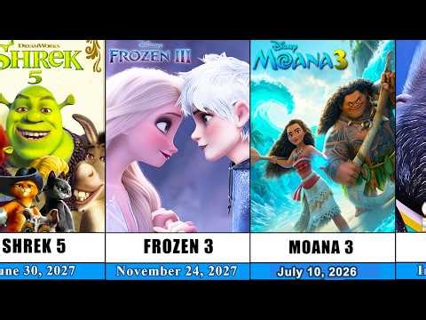 Upcoming Animated Sequels 2026-2030 | Biggest Releases Coming Soon