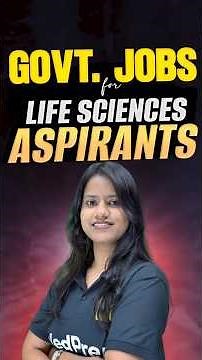 Top 10 Government Jobs for Biology Aspirants 🔥 Best Govt Jobs After BSc/MSc | VedPrep