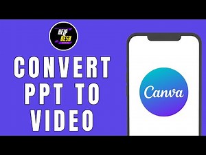 HOW TO CONVERT PPT TO VIDEO IN CANVA