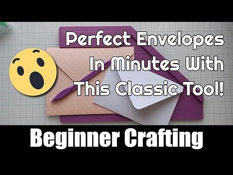 Crafter's Companion Enveloper Tool - Easiest way to make envelopes!