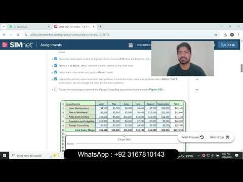 Excel 2021 In Practice - Ch 3 Independent Project 3-4 | Independent Project 3-4 - SIMnet Project