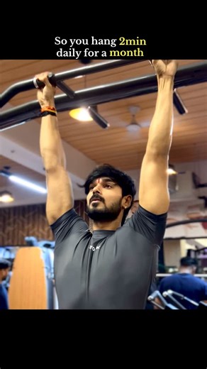 Rishabh singh thakur | fitness on Instagram: "Dead hangs offer numerous benefits.... 💪 Follow - ✅Strengthens upper back, shoulders, forearms, hands, and core. ✅Improves Grip Strength ✅Decompresses the Spine ✅Enhances Shoulder Mobility ✅Improves Posture ✅Can Help with Rotator Cuff Injuries Start with just 20 seconds at a time and work your way up to 2 minutes a day. 💪 Follow me for more videos and knowledge 💪♥️ #ﬁtness #fitness #fit #gym #gymreels #instagood #fyp #fypシ #trending #viral #viralv