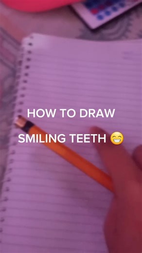 How to draw smiling teeth like a pro! #drawing #tutorial