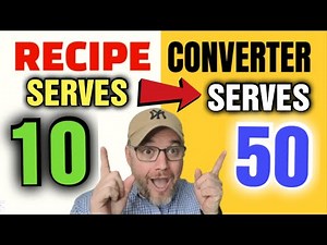 Recipe Conversion Using ChatGPT AI Full Tutorial Food Trucks, Bakers, Catering, Meal Planning,