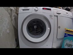 Bosch serie 4 Varioperfect washing machine noise level