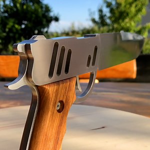 519K views · 2.7K reactions | Making Unique Pistol Knife Partner: AVmake | Crafty Panda | Facebook