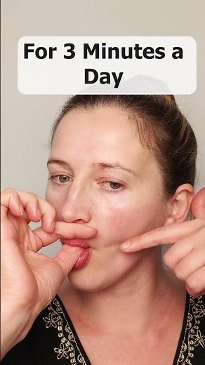 Daily 3-Minute Facial Exercise for a Cheek Lift