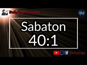Sabaton - 40:1 (Karaoke)