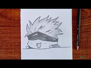 How to Draw Chibi Gojo Satoru Easy | Step by Step Jujutsu Kaisen Drawing for Beginners