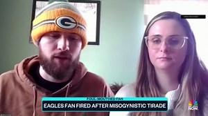 Eagles fan fired after misogynistic tirade caught on camera