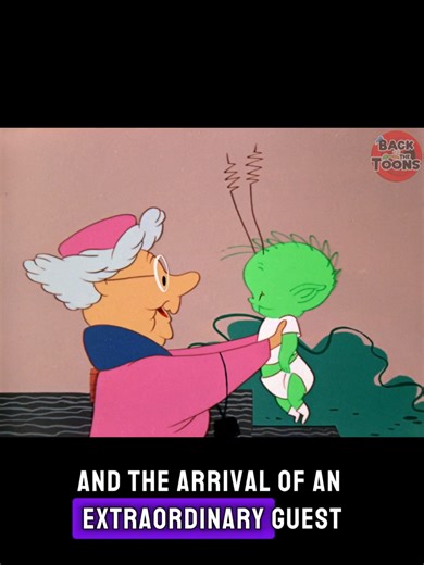 The Martian Baby Who Landed on Earth Rocket-bye Baby (1956) #looneytunes #merriemelodies #warnerbros #backtothetoons_eng