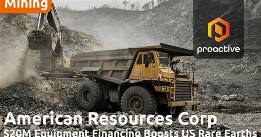 ReElement, American Resources unit, secures $20M lease facility to speed rare earths, battery growth