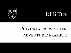 Solo RPGs: how to play a module solo, example summary