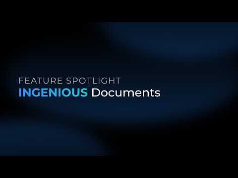 Documents on INGENIOUS.BUILD | Construction Project Management Software