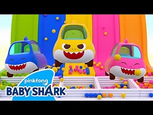 Toy Baby Shark Car Color Songs | +Compilation | Baby Shark Doo Doo Doo | Baby Shark Official