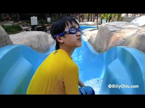 Disney Swan and Dolphin Grotto pool and water slide