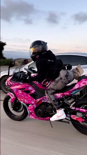 Hot Ass On Motorbike