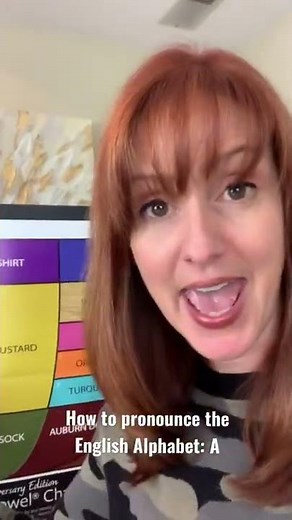 How to pronounce the letters in the English alphabet: A