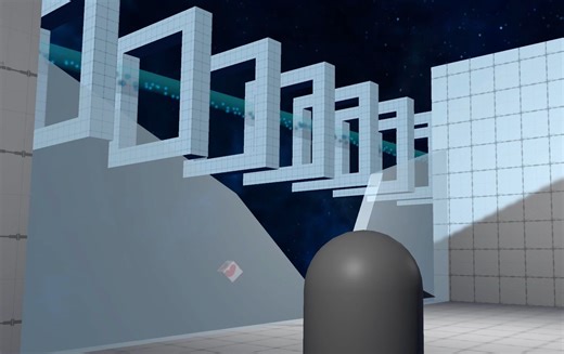 Unity关卡白盒demo--太空科幻解谜--黑洞空间站背景