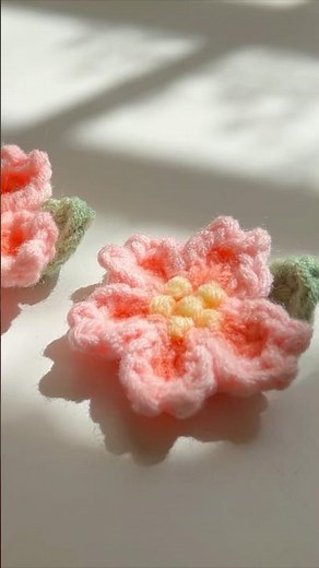 Crochet Your Own Tiny Sakura Blooms 🌸 | Soft Aesthetic Vibes