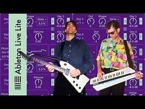 Ableton Drift synth guitar lead tutorial - NO 3rd party plugins! [Ableton Live 11 tips & tricks]