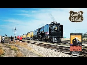 Union Pacific 844: Chasing UP 844 to "The Cheyenne Frontier Days" on 7-22-2017