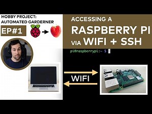 Accessing a Raspberry PI via wifi (without a keyboard, monitor or mouse) | GROWING STRAWBERRIES EP#1