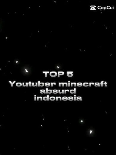 top5 youtuber minecraft absurd indonesia