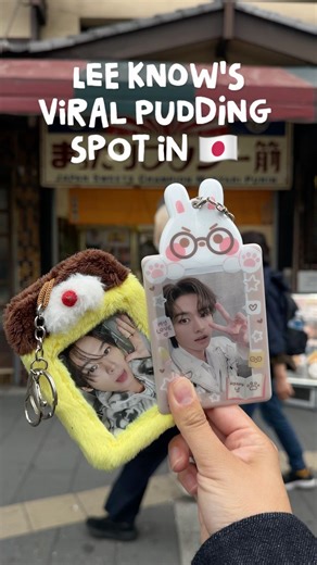 Viral Lee Know pudding spot in Japan!