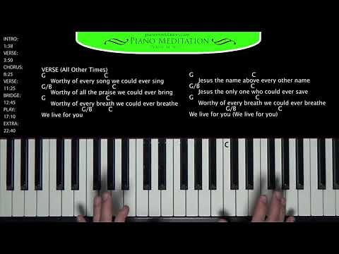 Build My Life (Passion/Pat Barrett) - How to Play on the Piano [G]
