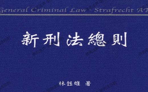 佚名法声精品法科课程：林钰雄《新刑法总则》