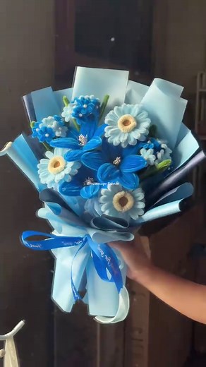 Stunning Handmade Blue Bouquet Ideas for Flower Lovers