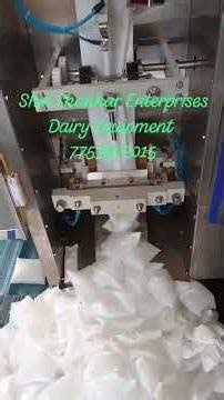 Single Head Milk Pouch Packing Machine Installation Completed