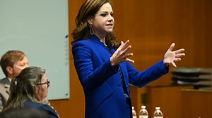 Defense attorney Shannon Smith apologizes during Jennifer Crumbley trial