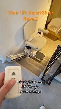 Installation stair lift rave 2 AmeriGlade. #stairlift #home #diy