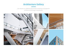 Architectural design gallery - Website Mockup by Nicepage