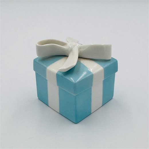 Tiffany & Co. Blue Box Porcelain Trinket Box – Timeless Valentine’s Gift, Iconic, Classic Keepsake - Etsy