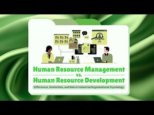 HR Management vs. HR Development: Differences, Similarities, and Role in IO Psychology