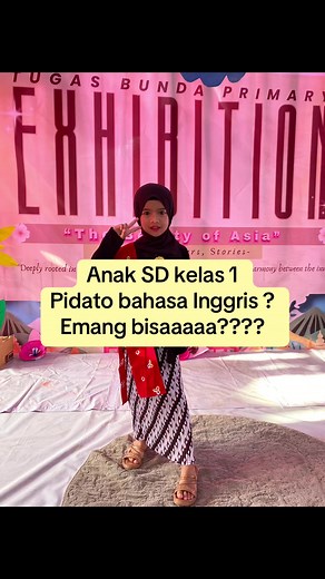 Pidato Bahasa Inggris Anak SD Kelas 1