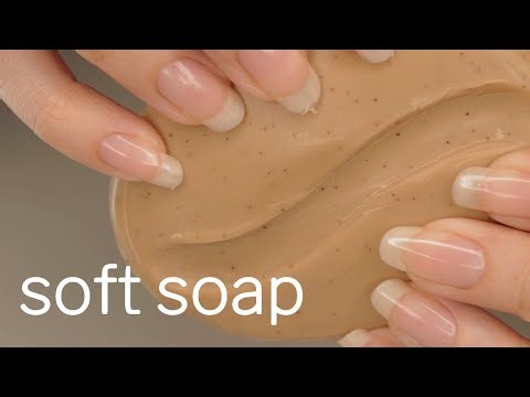 [ASMR] Scratching Soft Soap * Natural Nails (NO TALKING)