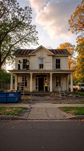 From Trash to Treasure Home🏡#usa#house#restoration