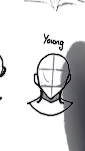 Kids to Old, head drawing | komi art infinity | 🔍😳💡#howtodraw #art #drawing #artist #shorts