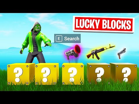 LUCKY BLOCKS Choose Your LOOT In FORTNITE! (*NEW* GAME MODE)