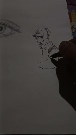 easy way to draw anime without face💫 #shorts #anime #animedrawing