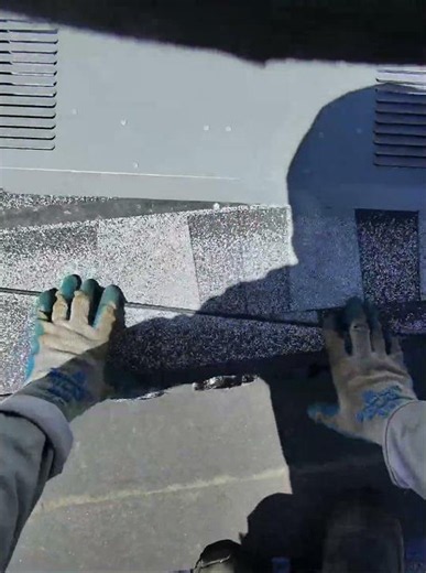 Proper Vent Placement M18 Battery TOOL #roofing #rooflife #hardwork #hotashell