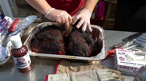 1.4K views · 19 reactions | Bone pull! From 195-225 for 13 and 1/2 hours rubbed with Code 3 Backdraft Hot and Smokey blend and finishing it up with our NEW Patriot Sauce! Rested it for about 2 hours. It's ready to pull. They were 9 lb. Butts - sorry for my sausage fingers. Makes them butts look small. LOL. Have a great night. | Code 3 Spices - www.code3spices.com | Facebook