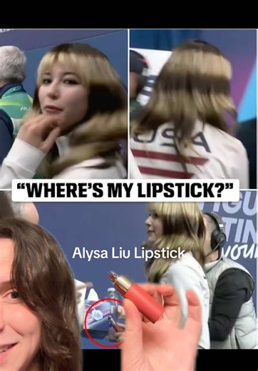 Of course Alysa liu wears @Rare Beauty !! As we all should because this is one of the best lip products I’ve ever used 😍✨ Alysa, the woman you are 😮‍💨and the fact that rare beauty represents mental health so beautifully and so does Alysa 👏 I think you’re so awesome girly! @frigouscigous #greenscreen #alysaliu #rarebeauty #alysaliulipstick #trendingmakeup